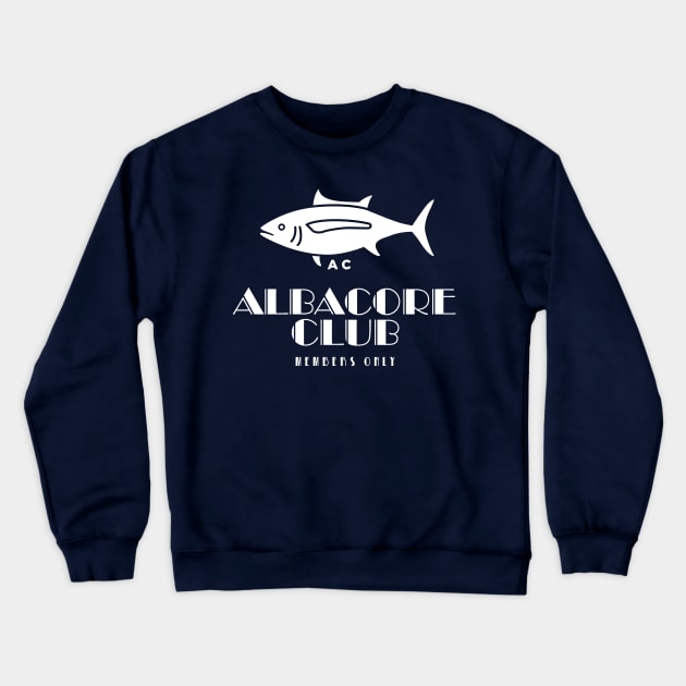 Albacore Club Crewneck Sweatshirt by MindsparkCreative